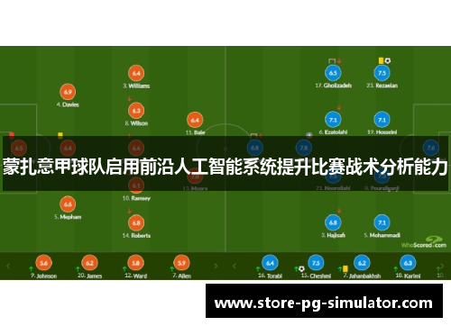 蒙扎意甲球队启用前沿人工智能系统提升比赛战术分析能力